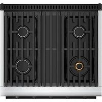 4.2 Cu. Ft. Stainless Stainless HausPro Freestanding Dual Fuel Convection Range