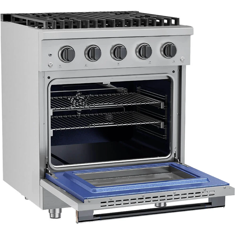 4.2 Cu. Ft. Stainless Stainless HausPro Freestanding Dual Fuel Convection Range