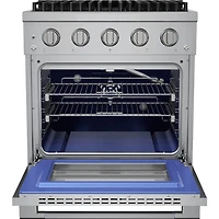 4.2 Cu. Ft. Stainless HausPro Freestanding Dual Fuel Convection Range