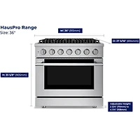 5.2 Cu. Ft. Stainless Freestanding Dual Fuel Convection Range