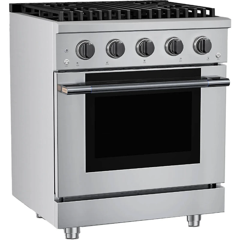 4.2 Cu. Ft. Stainless and Black Stainless Freestanding Convection Gas Range