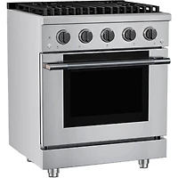 4.2 Cu. Ft. Stainless and Black Stainless Freestanding Convection Gas Range