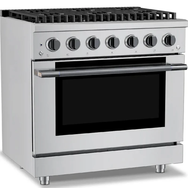 5.2 Cu. Ft. Stainless Stainless Freestanding Gas Convection Range