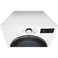 7.4 Cu. Ft. White Front Load Smart Electric Dryer