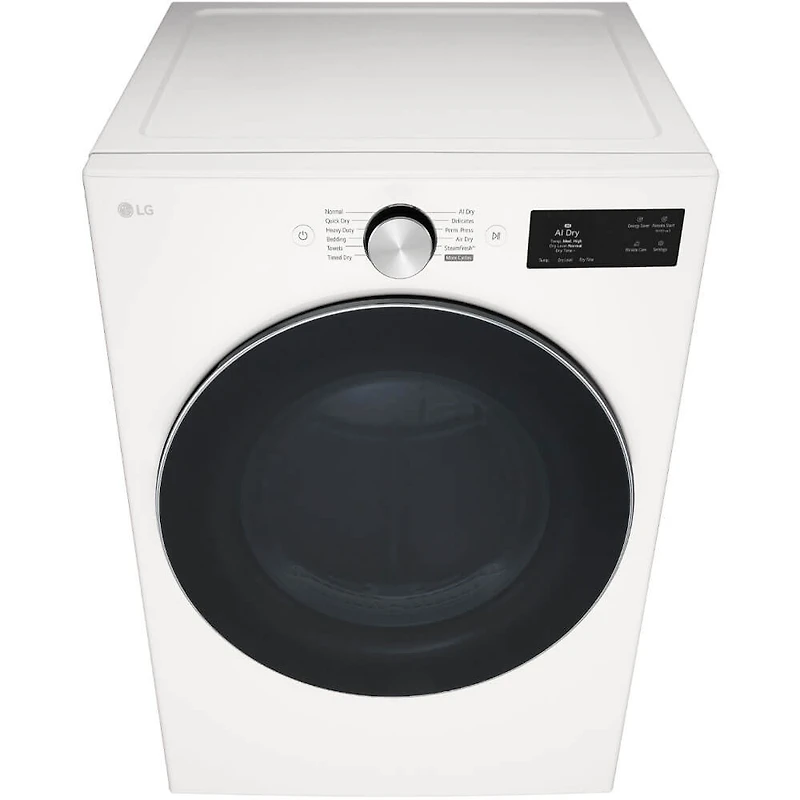 7.4 Cu. Ft. White Front Load Smart Electric Dryer