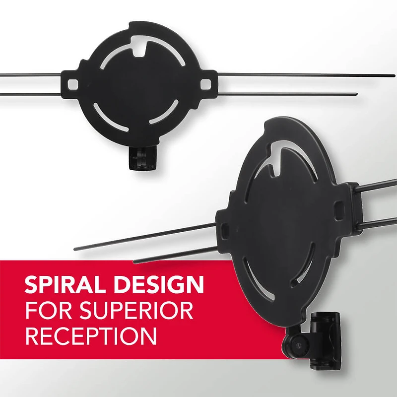 Amplified Outdoor/Attic HDTV Antenna Multi-Directional