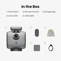 Chameleon Sports Action Smart Camera with AI Auto Tracking - Lava Graphite