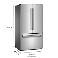 30.52 Cu. Ft. Stainless French Door Refrigerator