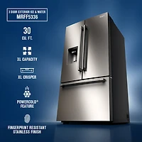30 Cu. Ft. Stainless French Door Refrigerator
