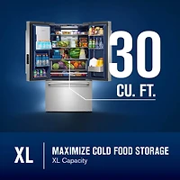 30 Cu. Ft. Stainless French Door Refrigerator