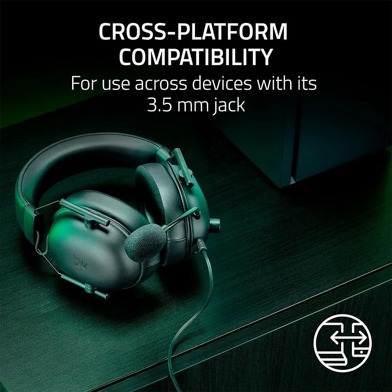 BlackShark V2 X Gaming Headphones for Xbox and PC - Black