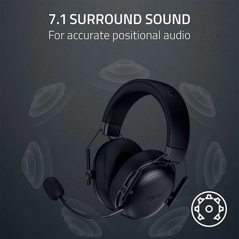 BlackShark V3 X HyperSpeed Gaming Headphones - Black