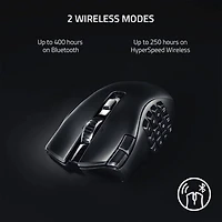 Naga V2 HyperSpeed Wireless Ergonomic Gaming Mouse - Black