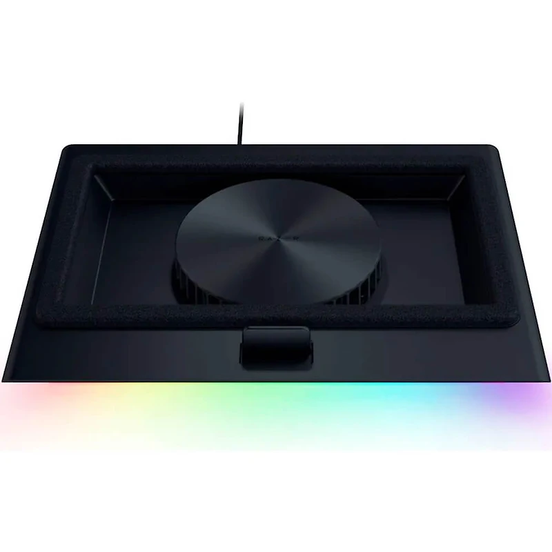 Smart Laptop Cooling Pad with RGB Lighting