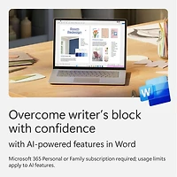 15.6 inch Aspire Go - AMD Ryzen 7 7730U - 32GB RAM - 1TB SSD and Microsoft 365 Family License Bundle