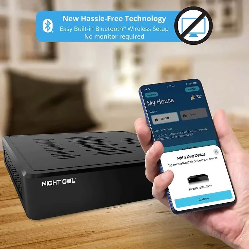 8 Channel DVR 4K Security System with 1TB Hard Drive - Factory Certified Refurbished