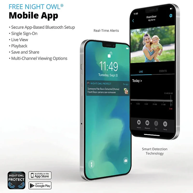 8 Channel DVR 4K Security System with 1TB Hard Drive - Factory Certified Refurbished