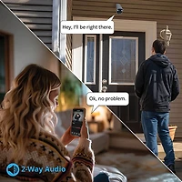 Expandable Wi-Fi 2K Wireless Security System - White - Factory Certified Refurbished