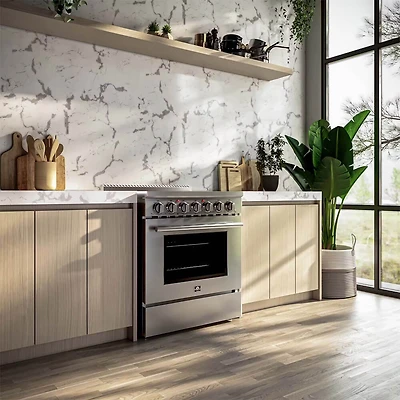 5.44 Cu. Ft. Stainless Slide-In Convection Electric Range