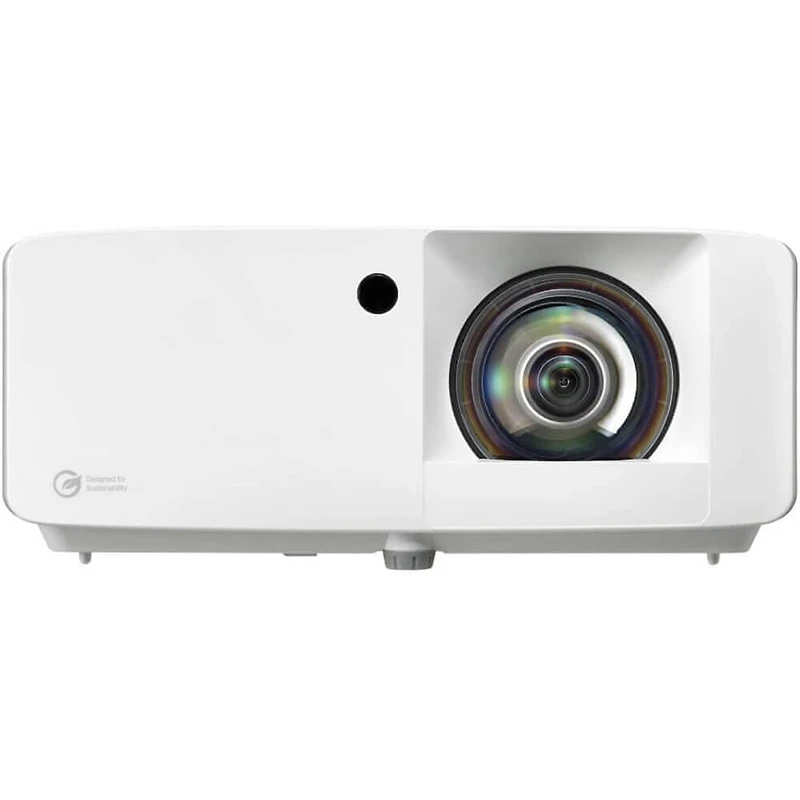 Short Throw Full HD Laser Projector 1080p Home Theater HDR High Brightness Compact Design WiFi Bluetooth Streaming Bundle HDMI Cable CPS 12 Month Protection Plan Included