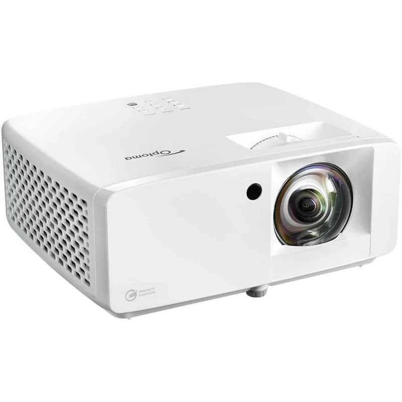 Short Throw Full HD Laser Projector 1080p Home Theater HDR High Brightness Compact Design WiFi Bluetooth Streaming Bundle HDMI Cable CPS 12 Month Protection Plan Included