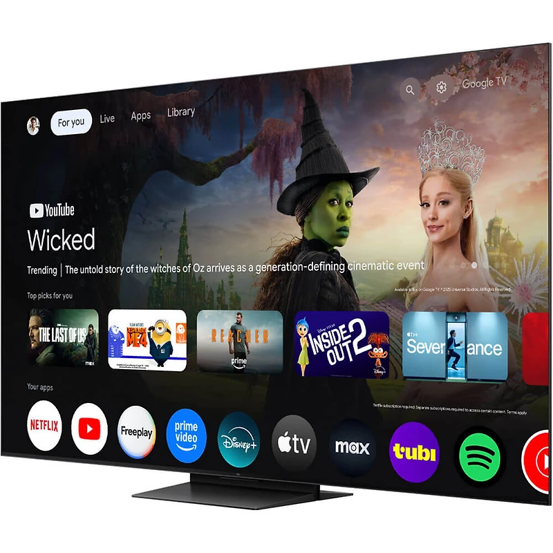 inch Class QM7L Series 4K SQD-Mini LED Smart Google TV