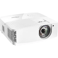  4K UHD Short Throw Projector Gaming and Home Theater HDR High Brightness Low Input Lag Compact Design Streaming Bundle HDMI Cable CPS 12 Month Protection Plan