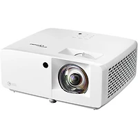  3500 Lumen 4K UHD Short Throw Laser Projector HDR Gaming Ready High Brightness Home Theater White Streaming Bundle HDMI Cable CPS 12 Month Protection Plan Included