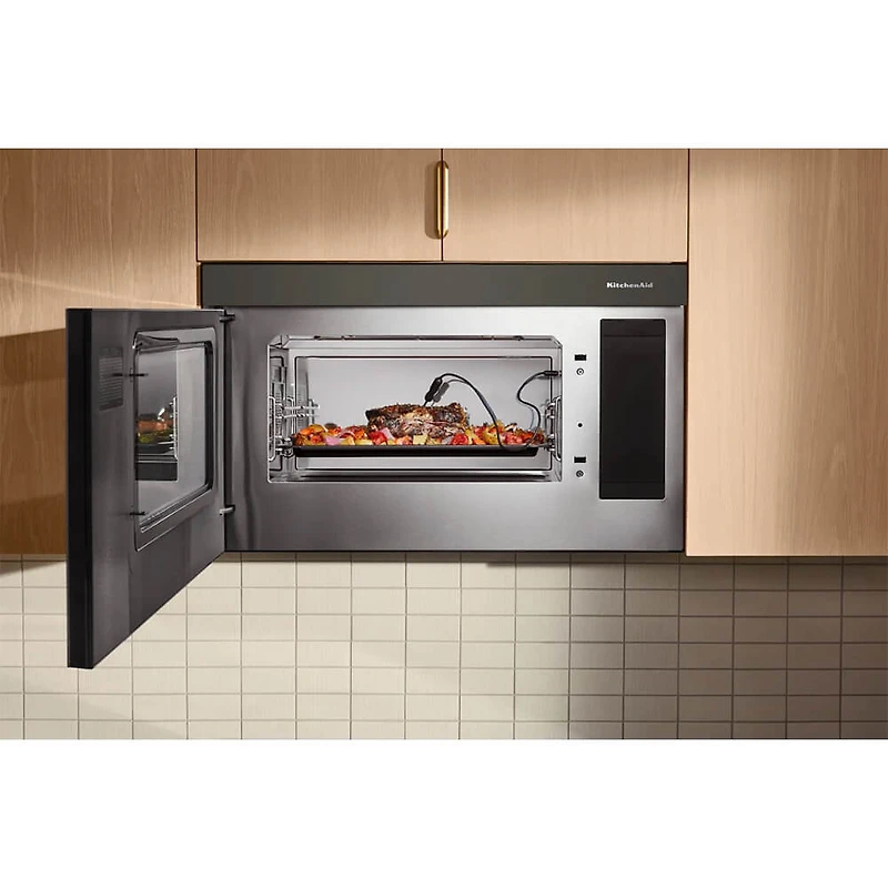 1.1 Cu. Ft. Black Over-The-Range Microwave