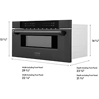1.2 Cu. Ft. Black Stainless Microwave Drawer