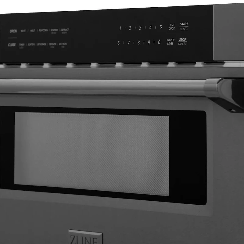 1.2 Cu. Ft. Black Stainless Microwave Drawer