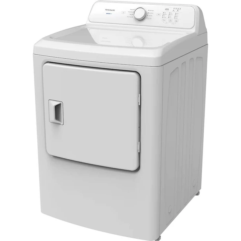 7 Cu. Ft. White Top Load High Efficiency Electric Dryer with Sensor Dry