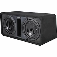 Dual 12” Loaded Subwoofer with selectable 1/2/4-ohm impedance