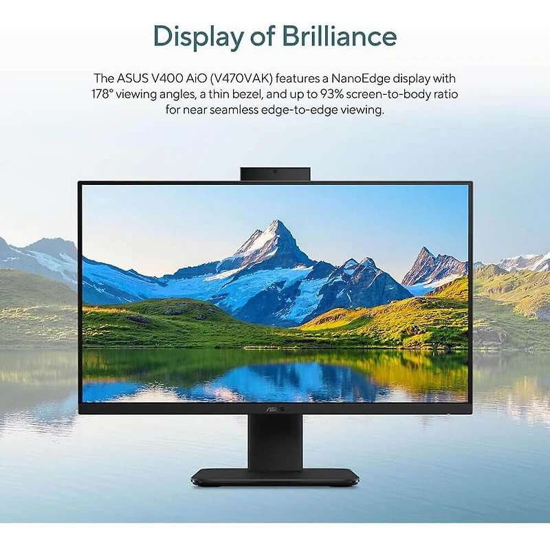  27 inch All in One Desktop Computer FHD IPS Display Intel Core i5 13420H 16GB RAM 1TB SSD Windows 11 WiFi 6 Bluetooth Webcam Bundle Antivirus Mouse Pad Screen Cleaner 24 Month CPS Warranty