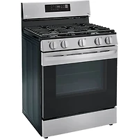 5.8 Cu. Ft. Stainless Freestanding Smart Gas Range with EasyClean