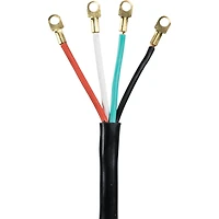 6 Ft. Closed Terminal 4 Wire Prong Dryer Power Cord