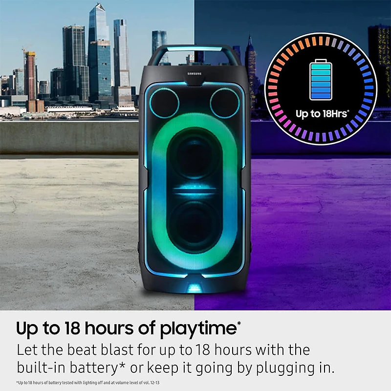 MX-ST50F Portable Party Speaker with Built-in Battery & Wheels