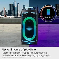 MX-ST50F Portable Party Speaker with Built-in Battery & Wheels