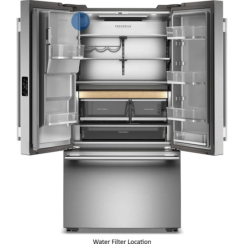 23.1 Cu. Ft. Black Ore French Door Counter Depth Smart Refrigerator