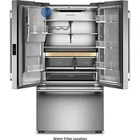 23.1 Cu. Ft. Black Ore French Door Counter Depth Smart Refrigerator