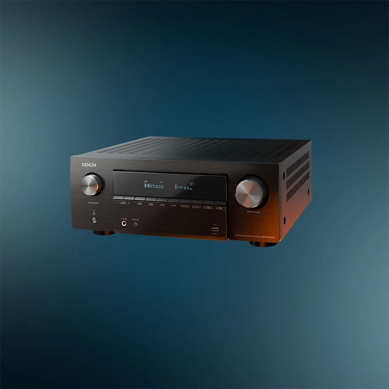 7.2 Channel 95W 4K/8K Dolby Atmos AV Receiver - Black