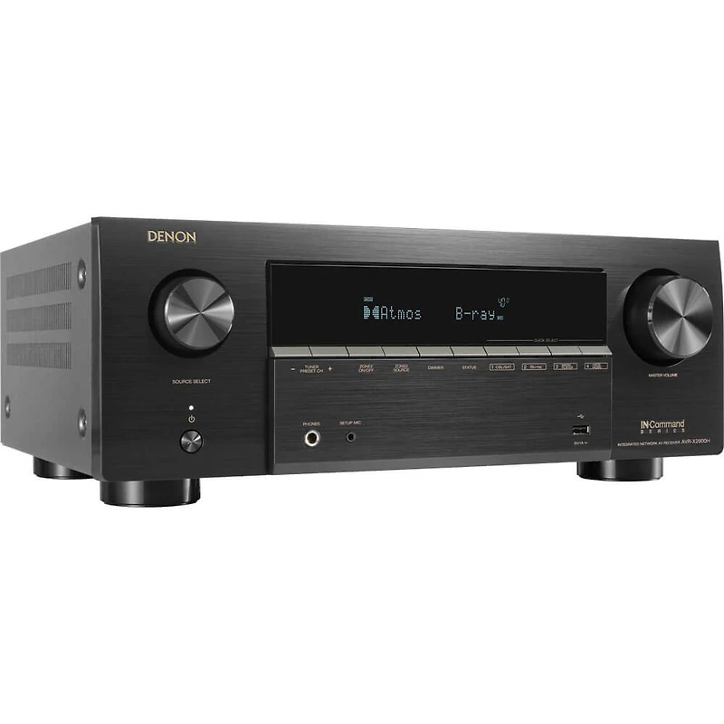 7.2 Channel 95W 4K/8K Dolby Atmos AV Receiver - Black
