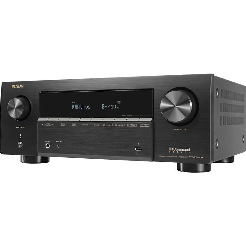 7.2 Channel 95W 4K/8K Dolby Atmos AV Receiver - Black