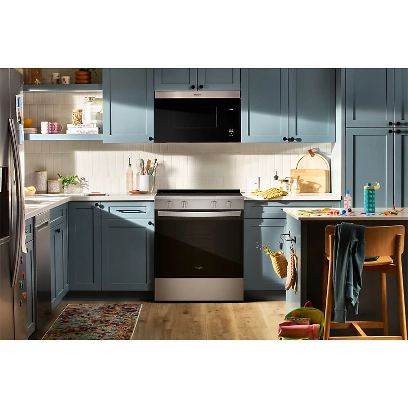 5.3 Cu. Ft. Stainless Slide-In Electric Smart Range