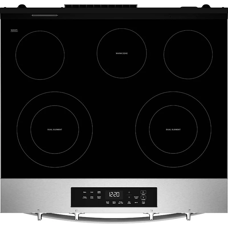 5.3 Cu. Ft. Stainless Slide-In Electric Smart Range
