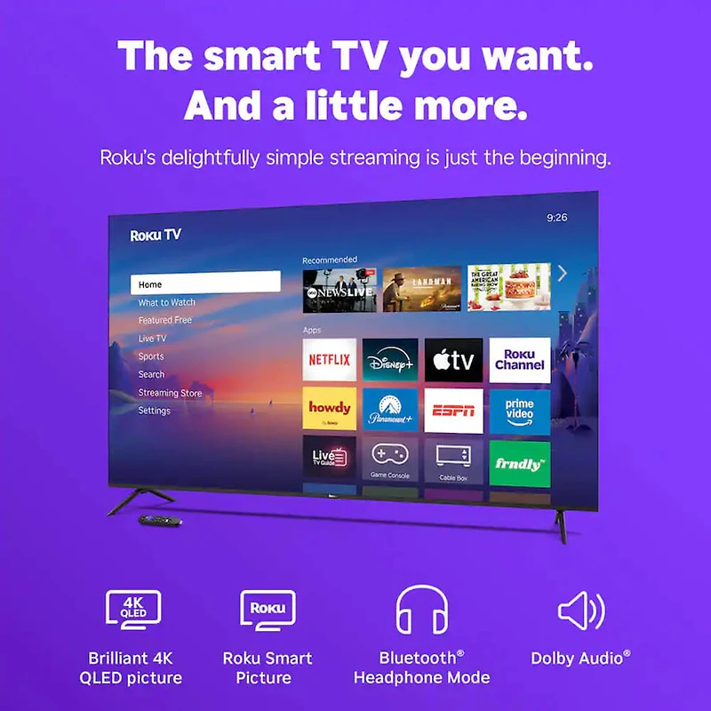 75 inch Class Select Series 4K QLED Smart TV 2026