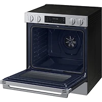 6.3 Cu. Ft. Bespoke Stainless Slide-In Convection Smart Electric Range with Air Fry Max