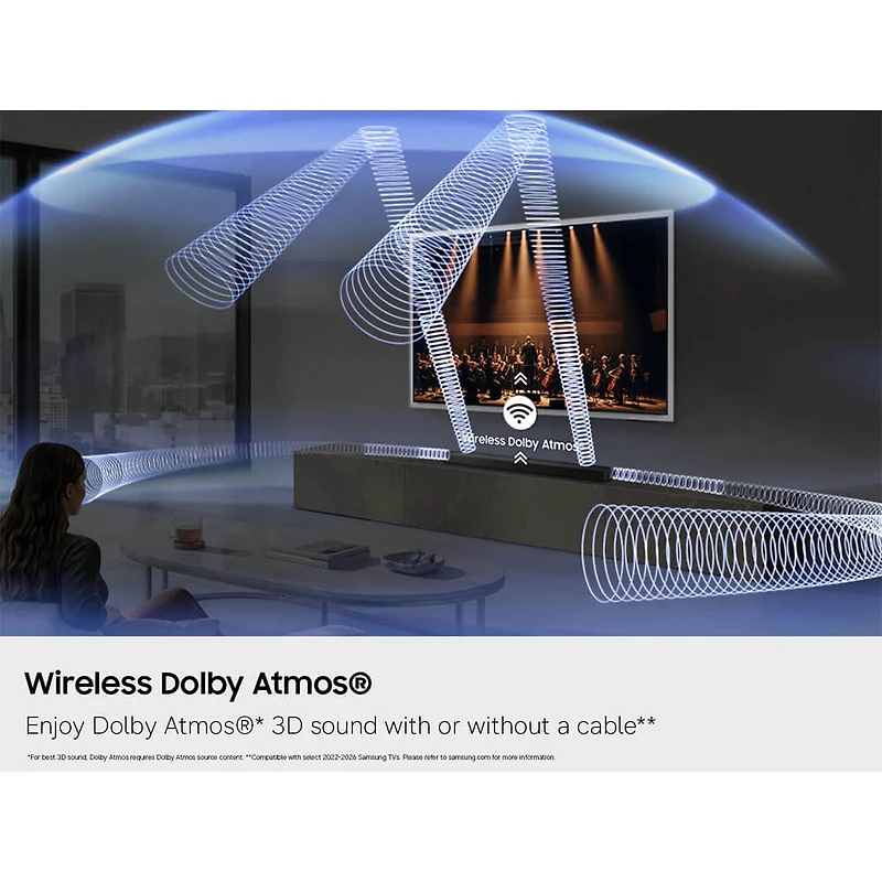 7.1.2 Ch. Q-Series All-in-One Soundbar with Wireless Dolby Atmos