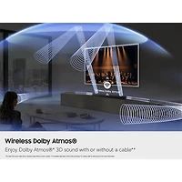 7.1.2 Ch. Q-Series All-in-One Soundbar with Wireless Dolby Atmos