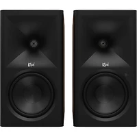 The Sevens II 6.5 inch Powered Dolby Atmos Wired or Wireless Smart Speaker Pair - Walnut